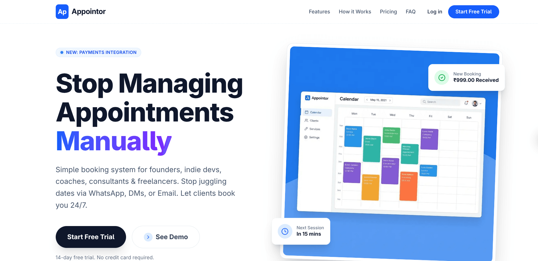 Appointor Admin Dashboard